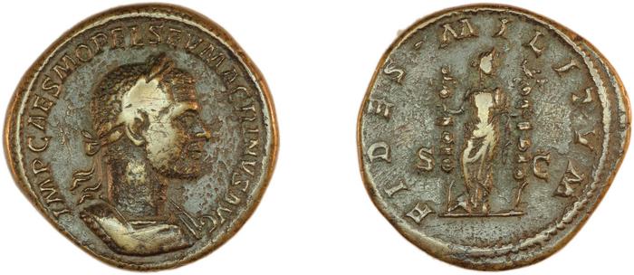 реверс RIC IV Macrinus 179