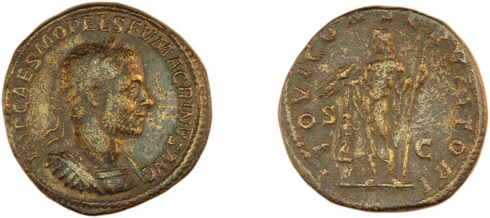 RIC IV Macrinus 189, реверс, bm