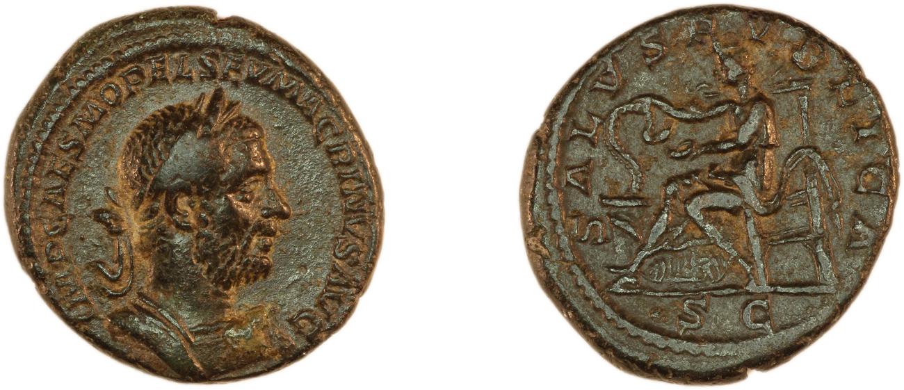 аверс RIC IV Macrinus 200