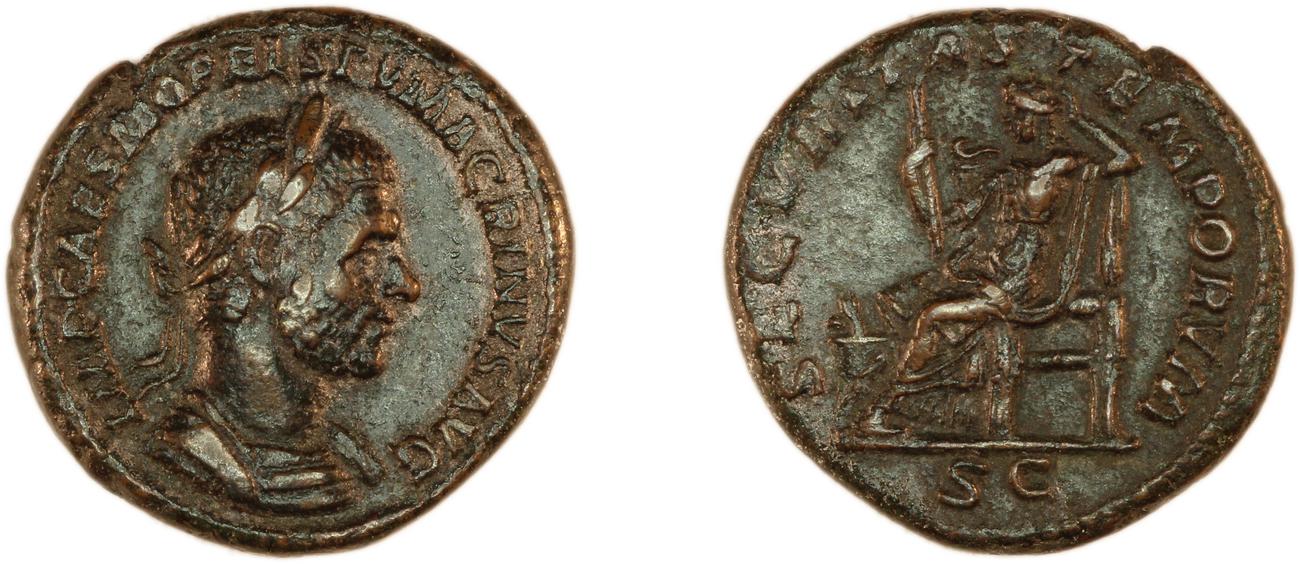 аверс RIC IV Macrinus 207