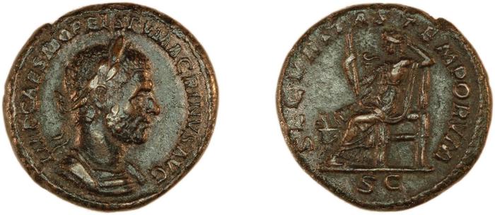 реверс RIC IV Macrinus 207