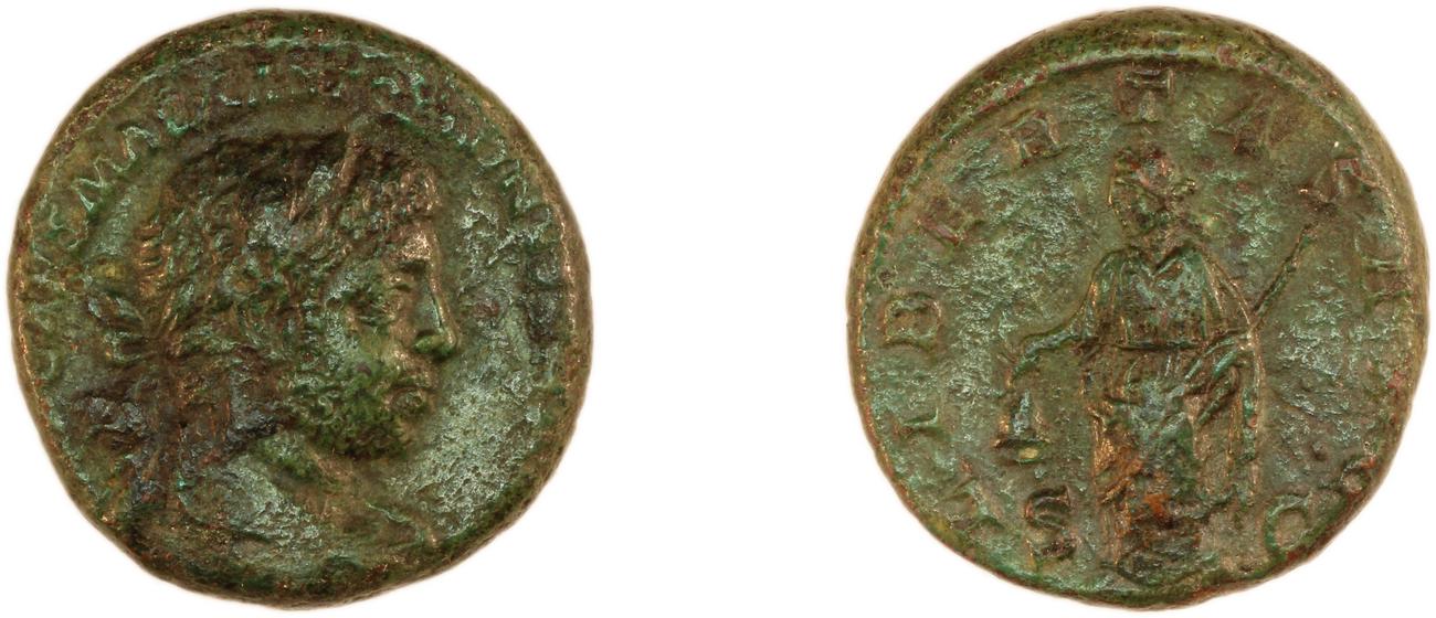 аверс RIC IV Elagabalus 356