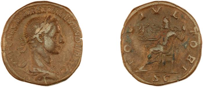 RIC IV Severus Alexander 560, реверс, bm