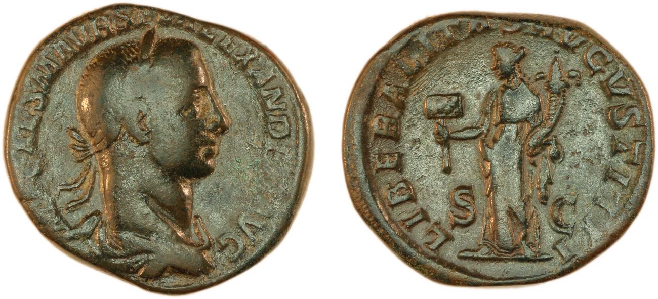 аверс RIC IV Severus Alexander 573
