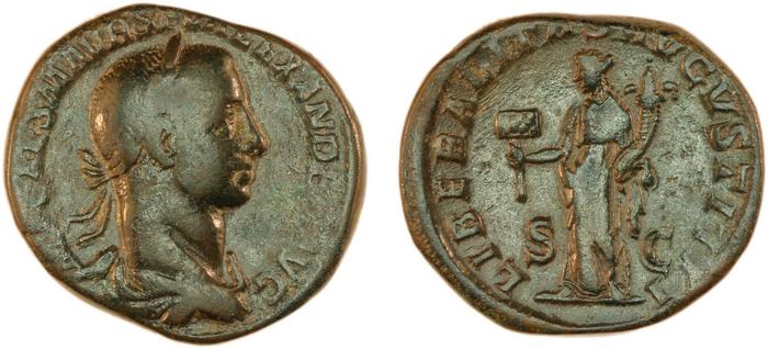 реверс RIC IV Severus Alexander 573