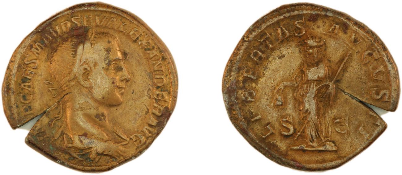 RIC IV Severus Alexander 583, аверс, bm