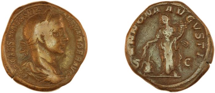 RIC IV Severus Alexander 548, реверс, bm