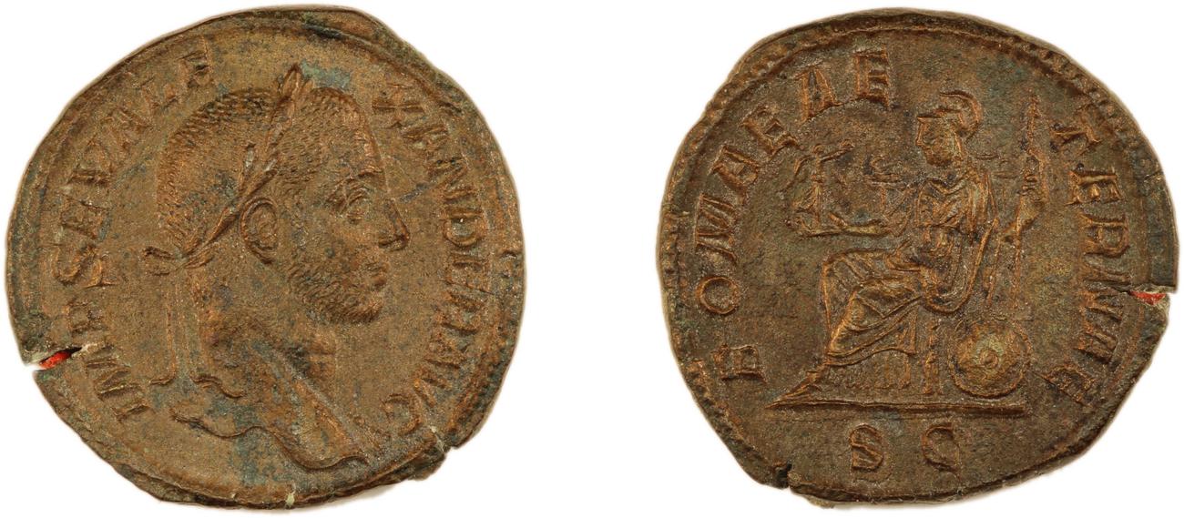 RIC IV Severus Alexander 602, аверс, bm