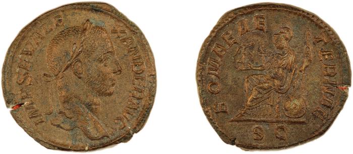 RIC IV Severus Alexander 602, реверс, bm