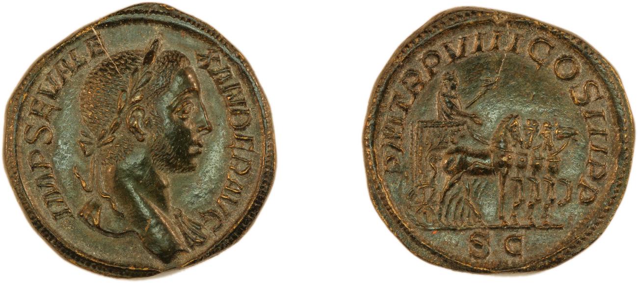 аверс RIC IV Severus Alexander 495