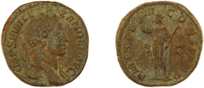 RIC IV Severus Alexander 500, реверс, bm