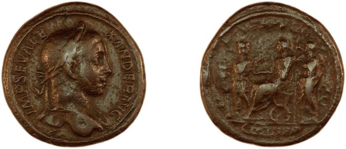 RIC IV Severus Alexander 510, реверс, bm