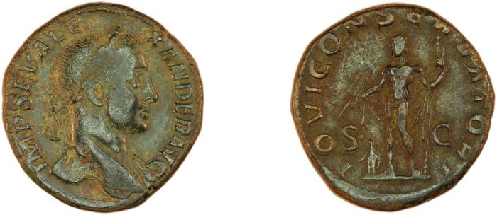 RIC IV Severus Alexander 558, реверс, bm