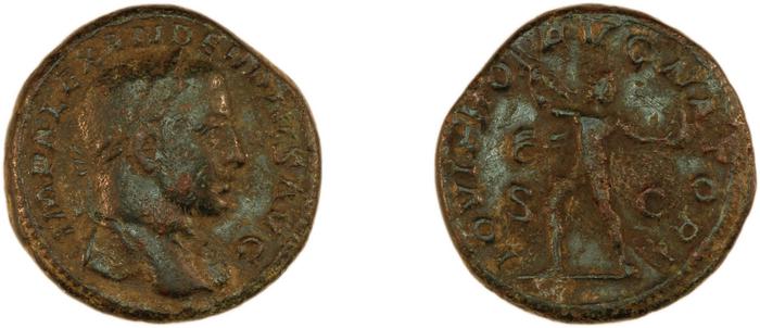 реверс RIC IV Severus Alexander 633