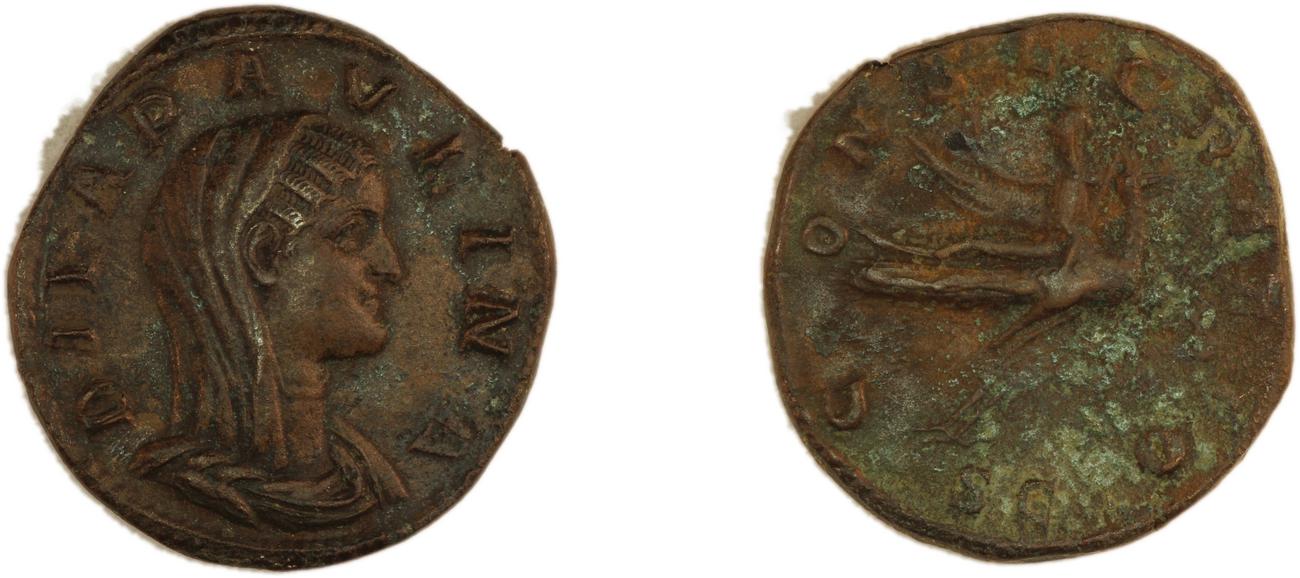 RIC IV Caecilia Paulina 3, аверс, bm