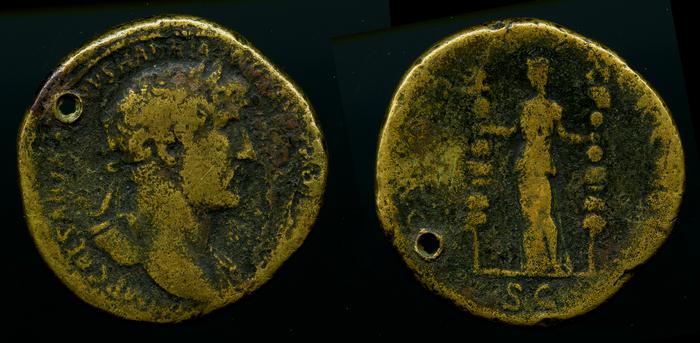 RIC II, Part 3 (second edition) Hadrian 410, реверс, bm