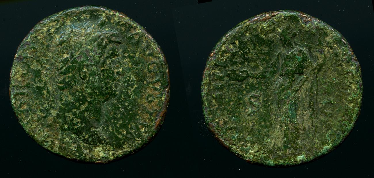 RIC II, Part 3 (second edition) Hadrian 1263, аверс, bm