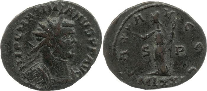 RIC V Carausius issuing for Diocletian/Maximian 34, реверс, bm
