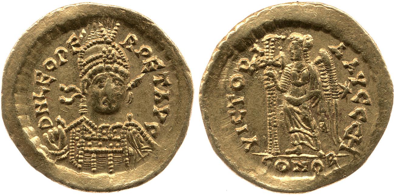 RIC X Leo I (East) 630, аверс, bm