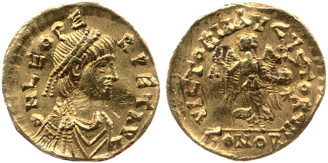 RIC X Leo I (East) 611, аверс, bm