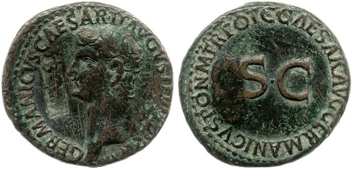 реверс RIC I (second edition) Gaius/Caligula 35