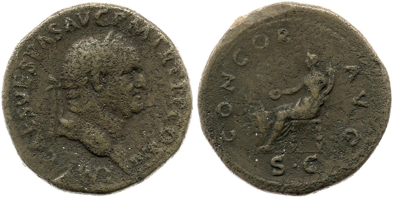 аверс RIC II, Part 1 (second edition) Vespasian 228