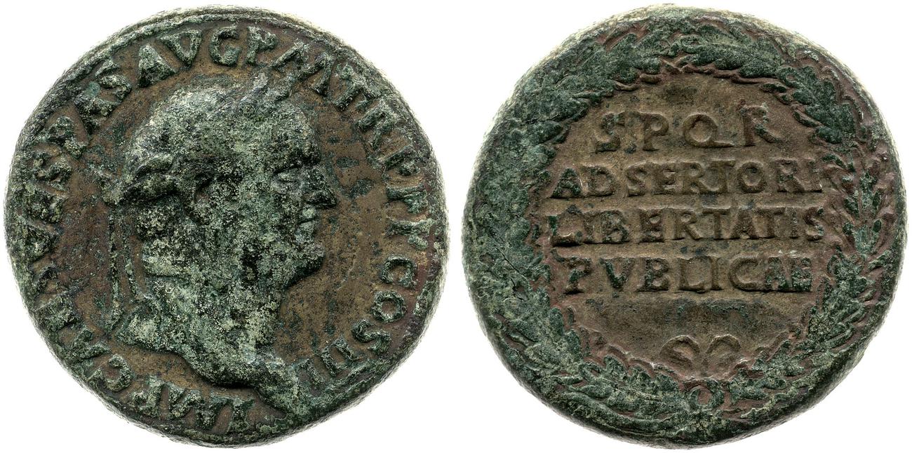 аверс RIC II, Part 1 (second edition) Vespasian 252