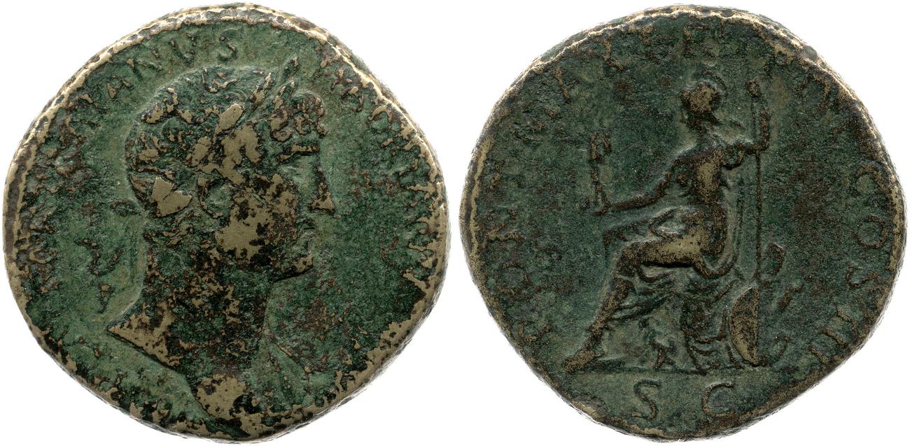 аверс RIC II, Part 3 (second edition) Hadrian 253