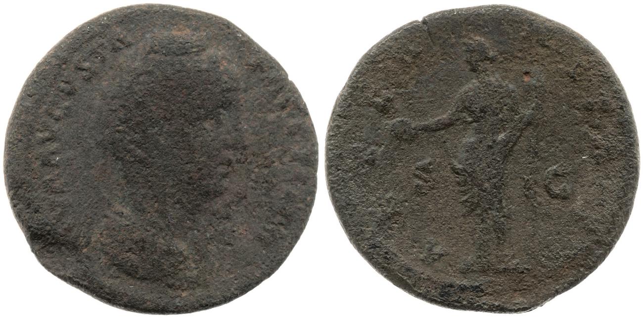 аверс RIC III Antoninus Pius 1153A