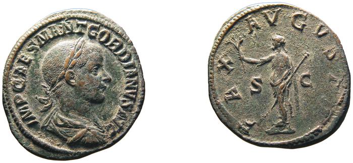 RIC IV Gordian III 256A, реверс, bm