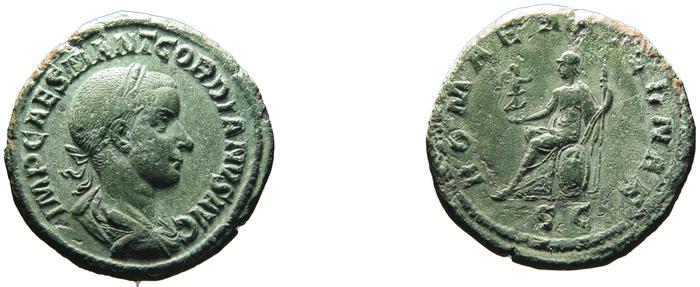 RIC IV Gordian III 272A, реверс, bm