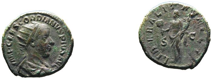 реверс RIC IV Gordian III 279B
