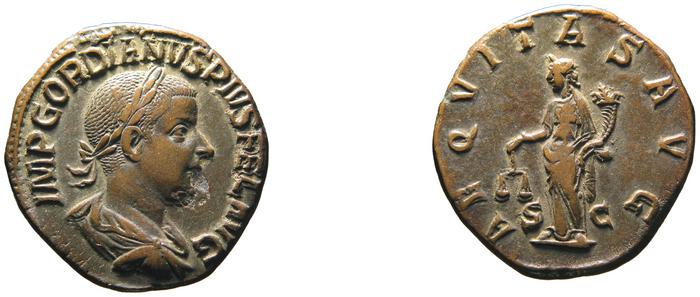 реверс RIC IV Gordian III 286A