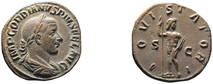 RIC IV Gordian III 298A, реверс, bm