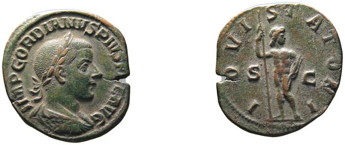 RIC IV Gordian III 298A, реверс, bm