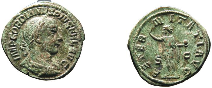 RIC IV Gordian III 297A, реверс, bm