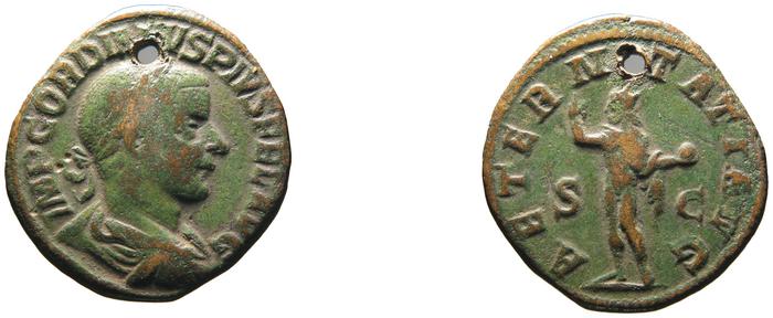 RIC IV Gordian III 297A, реверс, bm
