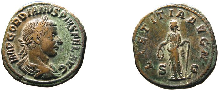 RIC IV Gordian III 300A, реверс, bm
