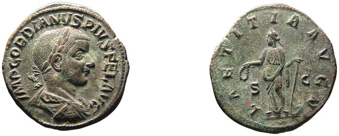 RIC IV Gordian III 300A, реверс, bm