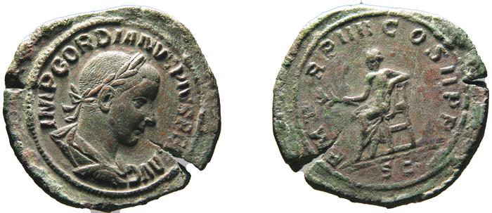 RIC IV Gordian III 302, реверс, bm