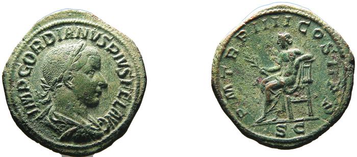 RIC IV Gordian III 302, реверс, bm