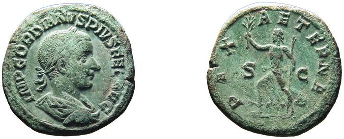 RIC IV Gordian III 319A, реверс, bm