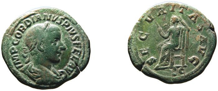RIC IV Gordian III 311A, реверс, bm
