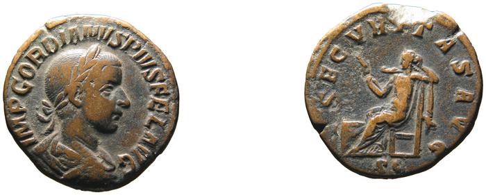 RIC IV Gordian III 312, реверс, bm