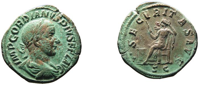 RIC IV Gordian III 312, реверс, bm