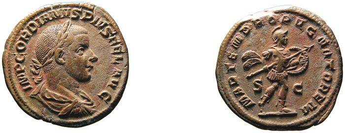 RIC IV Gordian III 333, реверс, bm