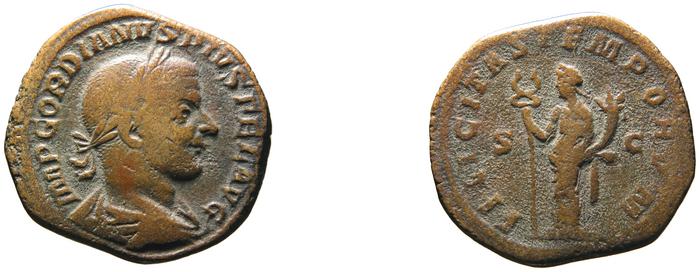 RIC IV Gordian III 330, реверс, bm