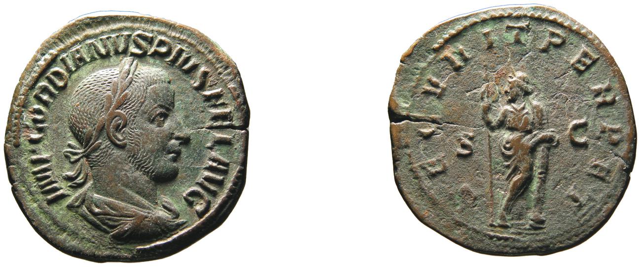 RIC IV Gordian III 335A, аверс, bm