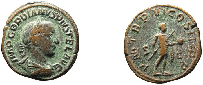реверс RIC IV Gordian III 308A