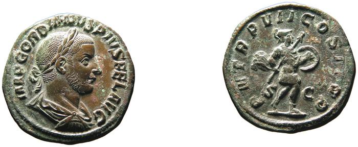 реверс RIC IV Gordian III 339A